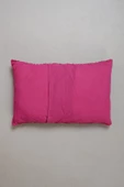 Peraluna FOAM PILLOW Şifon Şerit Triko Yastık Kılıfı 60X40 CM - Fuşya - 2