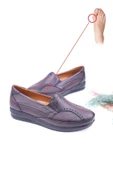 Walkenzo 2505 Kadın Hakiki Deri Ortopedik Ayakkabı - 1