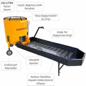 Kadıoğlu Rendeli Tip Sehpalı Ceviz Soyma Makinası MASTER350S - 2