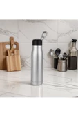 Paslanmaz Çelik 600 Ml Termos Mug Taşıma İpli SIcak ve Soğuk Muhafazalı Mug Kamp Piknik Spor - 4