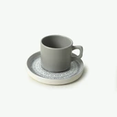 Keramika Stone Stackable Çay Takımı 12 Parça 6 Kişilik 21426 - 6