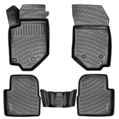 Rizline Citroen C4X 2023 Sonrası 3D Havuzlu Paspas Siyah thumbnail 2