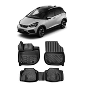 Rizline Honda Jazz 2020 Sonrası  3D Havuzlu Paspas Siyah thumbnail 1