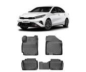 Rizline Kia Cerato 2022 Sonrası  3D Havuzlu Paspas Siyah thumbnail 1