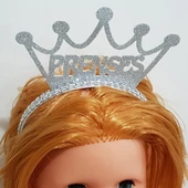 Prenses Renkli Simli Eva Taç - 4