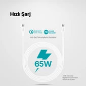 Ttec 2Metre 65W Süper Hızlı PD/QC Type C to Type C Şarj ve Data Kablosu, 480Mbps Hızlı Veri Aktarımlı Kablo - 2