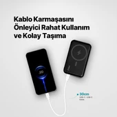 Ttec 65W 30CM PD/QC Mega Hızlı Type C to Type C Şarj ve Data Kablosu, Ultra Dayanıklı Powerbank Kablosu - 3