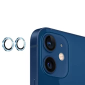 Apple iPhone 11 Taşlı Kamera Lens Koruyucu Çerçeveli Koruyucu - 3