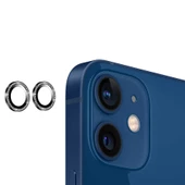 Apple iPhone 11 Taşlı Kamera Lens Koruyucu Çerçeveli Koruyucu - 10