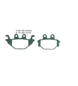 Yamaha Mt 125 Arka Fren Disk Balata Kaliteli _Supermoto thumbnail 2