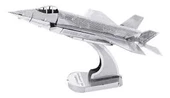 ABD F35 SAVAŞ UÇAĞI 3D Metal Maket Bulmaca Puzzle modeli kitleri DIY 14+ Yaş 13+ parça - 3