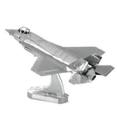 ABD F35 SAVAŞ UÇAĞI 3D Metal Maket Bulmaca Puzzle modeli kitleri DIY 14+ Yaş 13+ parça - 2