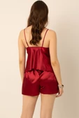 DoReMi Saten Dantelli Ayarlanabilir Askılı Şortlu Takım thumbnail 8