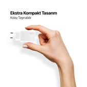 Ttec Gan 50W 2x PD Type C Girişli Süper Hızlı Şarj Aleti, Isı ve Akım Korumalı Şarj Adaptörü Başlığı - 5