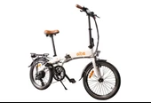 Alba Fold 2 Std Elektrikli Katlanır Bisiklet LED Gösterge, 7.8Ah Batarya Beyaz E-Bike thumbnail 1