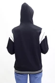 Kız Erkek Çocuk Unisex Kapüşonlu Kolej Ceket - 12