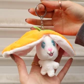 Uzun Kulaklı Sevimli Tavşan  Anahtralık Çanta Süsü thumbnail 5