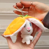 Uzun Kulaklı Sevimli Tavşan  Anahtralık Çanta Süsü thumbnail 3