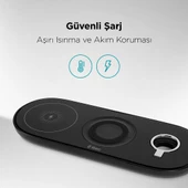 Ttec 15W 3in1 İphone, Apple Watch ve Airpod ile Uyumlu Kablosuz Şarj Aleti, İphone X,11,12,13,14,15 Serisi ile Uyumlu - 5