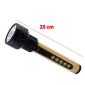 El Feneri Şarjlı Led Işıldak Kamp Lambası 1800 Mah Gece Aydınlatma 5 W 3 W Beyaz Işık - 4