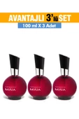 3'Lü Set Alberto Taccini MAIA Kadın Parfümü -100 ml - 1