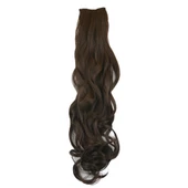 Fiber Sentetik Dalgalı 8 Parça Çıt Çıt - Açık Kahve thumbnail 1