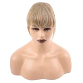 Fiber Sentetik Perçem - Karamel Platin Röfleli thumbnail 1