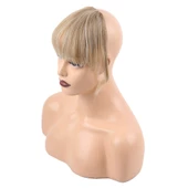 Fiber Sentetik Perçem - Karamel Platin Röfleli thumbnail 2