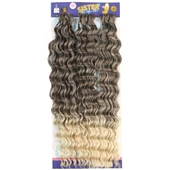 Sister Afro Dalgası Saç - Kahve / Platin Ombreli 4-613 thumbnail 1