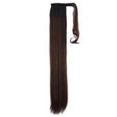 Bağlamalı Düz At Kuyruğu - Kahve Karamel thumbnail 3