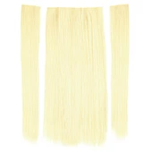 Fiber Sentetik Düz Yarım Ay + 2 Yan Çıt Çıt - Platin thumbnail 1