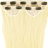 Fiber Sentetik Düz Yarım Ay + 2 Yan Çıt Çıt - Platin thumbnail 2