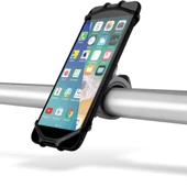 Ttec Kopmaz Silikonlu Gidon Uyumlu Bisiklet Telefon Tutucu, Motosiklet, Scooter için Telefon Tutucu - 1