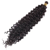 Afro Dalgası Saç - Kahverengi thumbnail 1