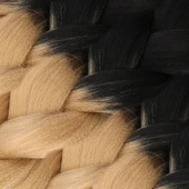 Afrika Örgülük Sentetik Ombreli Saç 100 Gr. - Siyah / Balköpüğü thumbnail 2