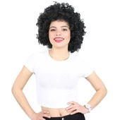 Animasyon Parti Ve Palyaço Peruğu - Siyah thumbnail 1