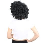 Animasyon Parti Ve Palyaço Peruğu - Siyah thumbnail 4