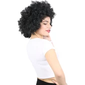 Animasyon Parti Ve Palyaço Peruğu - Siyah thumbnail 2