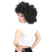 Animasyon Parti Ve Palyaço Peruğu - Siyah thumbnail 3