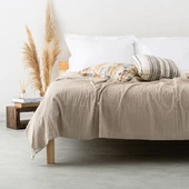 Soley | Jazzy | Çift Kişilik Premium Çok Amaçlı Yatak Örtüsü - 9