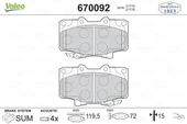 FREN BALATASI ÖN LAND CRUISER 2.4 8496 LAND CRUISER 80 4.0-4.2D 9097 - 1