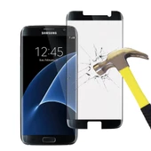 Samsung Galaxy S7 Edge Tam Kaplayan Kavisli Cam Ekran Koruyucu thumbnail 1