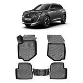 Rizline Peugeot 2008 2020 +  3D Havuzlu Paspas Siyah thumbnail 1