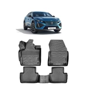 Rizline Peugeot 408 2023 Sonrası 3D Havuzlu Paspas Siyah thumbnail 1