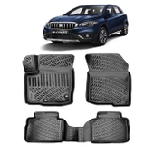 Rizline Suzuki S-Cross 2022 Sonrası 3D Havuzlu Paspas Siyah thumbnail 1