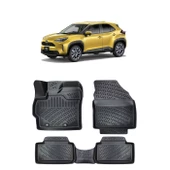 Rizline Toyota Yaris  Cross 2022+ 3D Havuzlu Papsas Siyah thumbnail 1