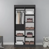 Arnetti Akser 2 Kapaklı Genç Odası Gardırop Atlantik Çam & Antrasit - Akser - 3