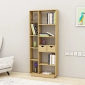 Arnetti Luma 10 Bölmeli 2 Dolaplı Modern Kitaplık Safirmeşe - Luma - 2