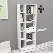 Arnetti Luma 10 Bölmeli 2 Dolaplı Modern Kitaplık Beyaz - Luma - 2
