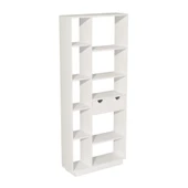 Arnetti Luma 10 Bölmeli 2 Dolaplı Modern Kitaplık Beyaz - Luma - 4